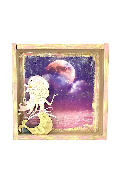 LiebeQueen Kids Framed Wall Painting with Lighting