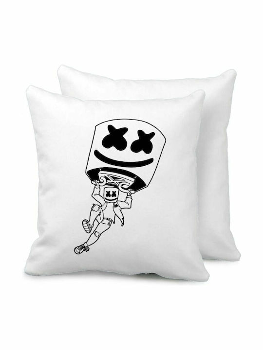 Fortnite Marshmello Μαξιλάρι Καναπέ 40x40cm Περιέχεται Γέμισμα