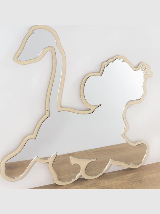Παιδικός Καθρέπτης Ο Βασιλιάς Λιονταριών Plexiglass Καθρέπτη Ασημί Χωρίς Συσκευασία Δώρου