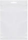 General Purpose Zipper Packaging Bag Transparent W15xH20.0cm 60mic Hole 10 Pieces