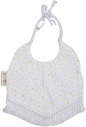 Milou & Lou Steluțe Limited Edition Bavetă material textil cu bandă de dantelă Auriu