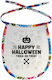 Happy Halloween Pumpkin Σαλιάρα Μωρού Αλέκιαστη Κορδόνι Χρωματιστή