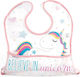 Lulabi Baby Bib Food Peva with Pocket Unicorn
