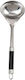 Forhome 921053 Deep Kitchen Spoon Metallic Black Handle 33cm