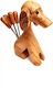 Wooden Art Handgefertigtes Hundchen Holz Olive Gabeln 6Stücke 0465