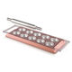 Marcato Italien Design 10-Positionen Form Rosa Pasta Ravioli 34x12.5x2cm Nudelholz