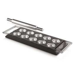Marcato Metall Nudelholz Set mit Backform 34cm Ø12.5cm 2pcs