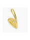 Metallic Gold Wall Hanger K055.VR.29 9860 2x4.5x3.5cm