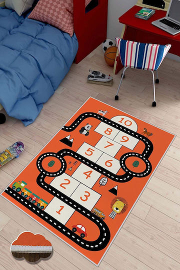 Conceptum Hypnose Kinder Teppich Orange 80x150cm