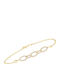 Art d or Women's Bracelet Chain Made of 14K Gold with Zircon 18cm Art d or