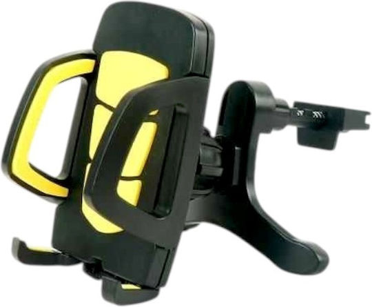 Car Mobile Mount with Adjustable Hooks Yellow