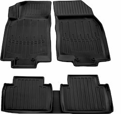 Race Axion Auto Fußmatten Satz Vorder- und Rückseite 5 Stück für Nissan X-Trail T32 5D 2014-2020 / Nissan Rogue T32 5D 2013-2020 Schwarze