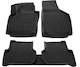 Race Axion Set of Front and Rear Mats 5pcs Tray Type for Skoda Yeti Volkswagen Golf Plus 2005-2014 Black