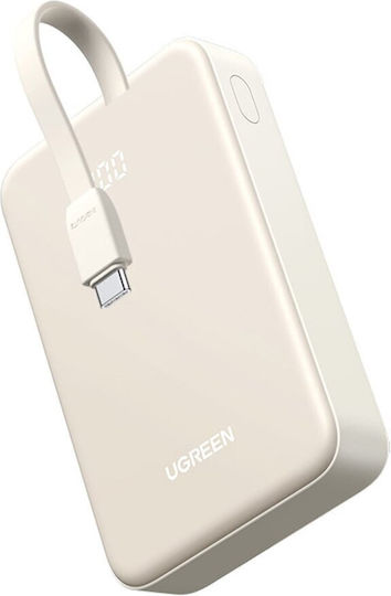 Ugreen PB521 USB-C Power Bank 20000mAh 30W με Θύρα USB-A Power Delivery Λευκό