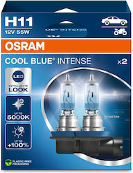 Osram Λάμπες Αυτοκινήτου H11 Αλογόνου Μπλε 12V ...
