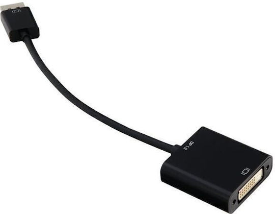 Sharkoon DisplayPort Männlich zu DVI-I Weiblich Konverter