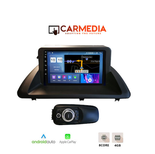 Carmedia Автомобилна Аудио Система (Блутут/USB/WiFi/GPS/Apple-Carplay/Android-Auto) с Тъчскрийн 9"