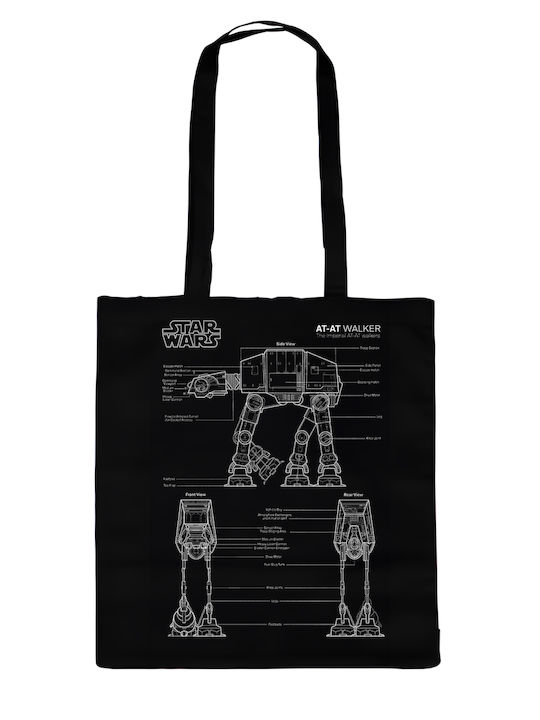 Pegasus Baumwollene Einkaufstasche 100% mit Star War At-at Druck
