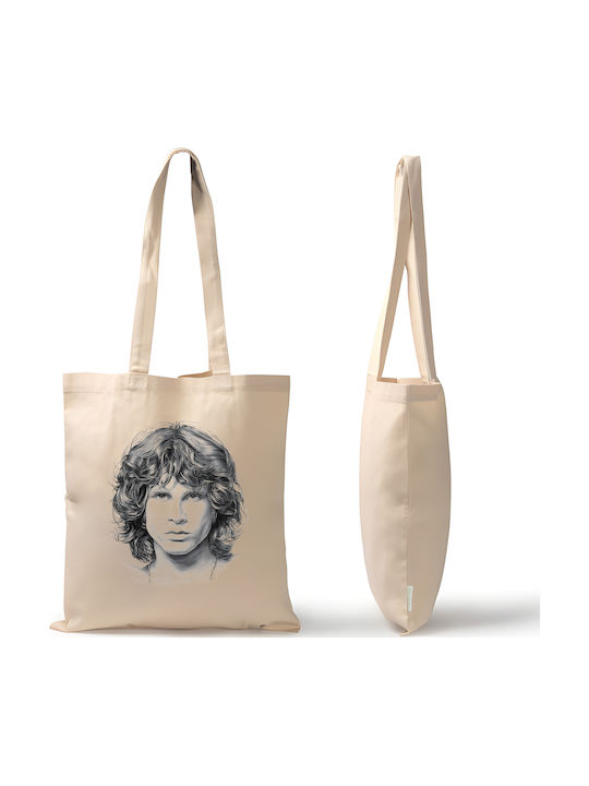 Cotton Canvas Shopping Bag 100% Pegasus Company Jim Morrison Print