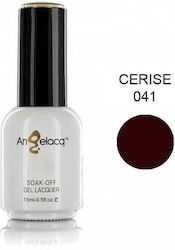 Angelacq Ημιμόνιμο Βερνίκι Νυχιών 041 Cerise 15ml