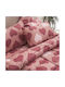 Charalambidis Textiles Сет Калъфки за Възглавници Червено 52x72см.