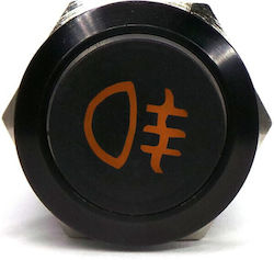 Led 18mm Black Momentary Fog Light Switch Led 18mm Black Momentary Fog Light Switch