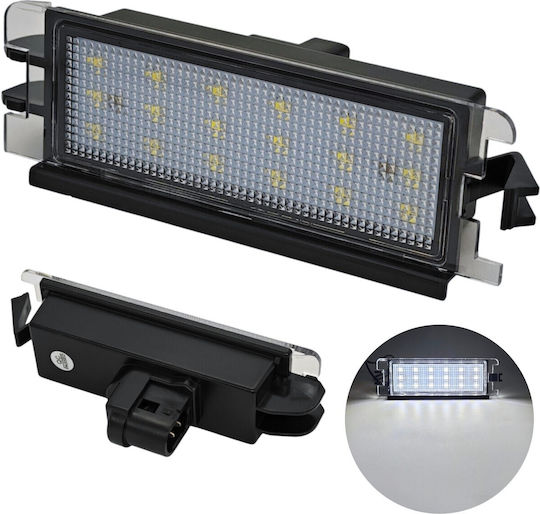 Φώτα Πινακίδας LED Renault Clio / Twingo Dacia Logan / Sandero