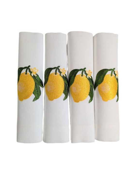 Nakas Concept Napkin Linen Set 4pcs Linen 50x50cm