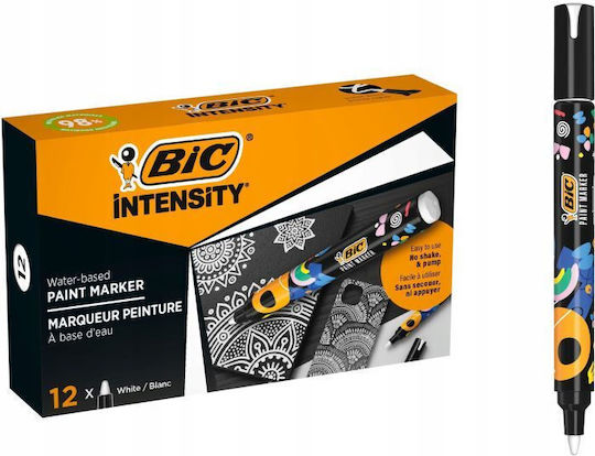 BIC Intensity Marker Weiß 12Stück