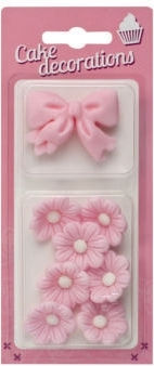 Rose Decor Decorative Flower Petals Pink