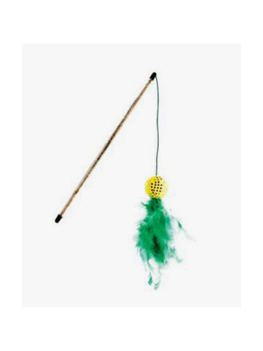 Happypet Christmas Cat Toy Ball Feather Wand 41x10cm Happypet 2060926