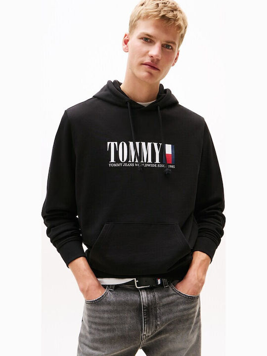 Tommy Hilfiger Sweatshirt mit Kapuze Black DM0DM22144-BDS