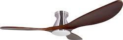 Morris 122cm με Φως Καφέ / Ασημί MFC-48312