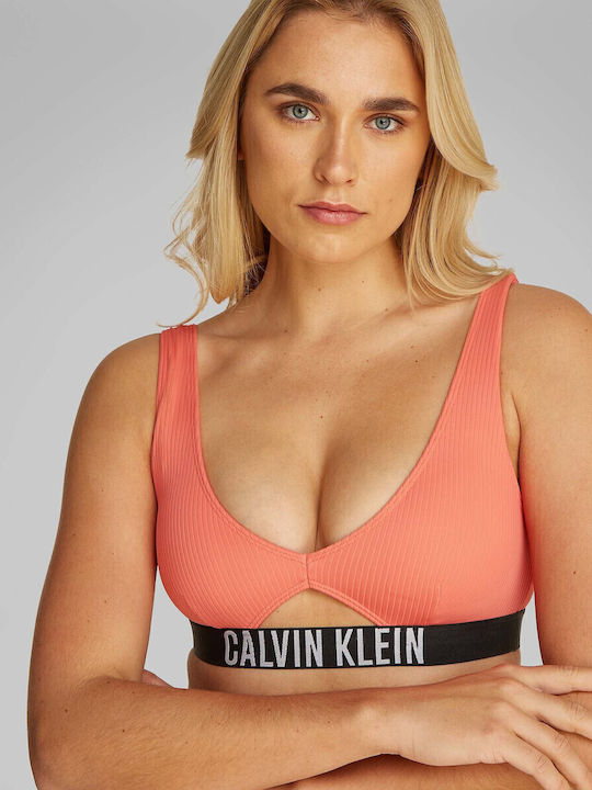 Calvin Klein Bikini Μπουστάκι Dazzling Coral
