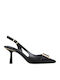 Leather Black Heels Neaira