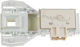 Door Lock Thermostat Block for Indesit Washing Machine 3 Contacts