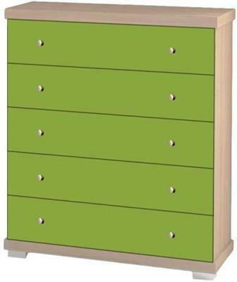 183095 Kommode Mit 5 Schubladen Melamin 80x45x90 Höhe Eiche-Limette