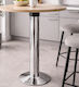 Furniture Leg-Column Table Manart Collapsible Round Φ-120mm Inox 244-32#f120#sa