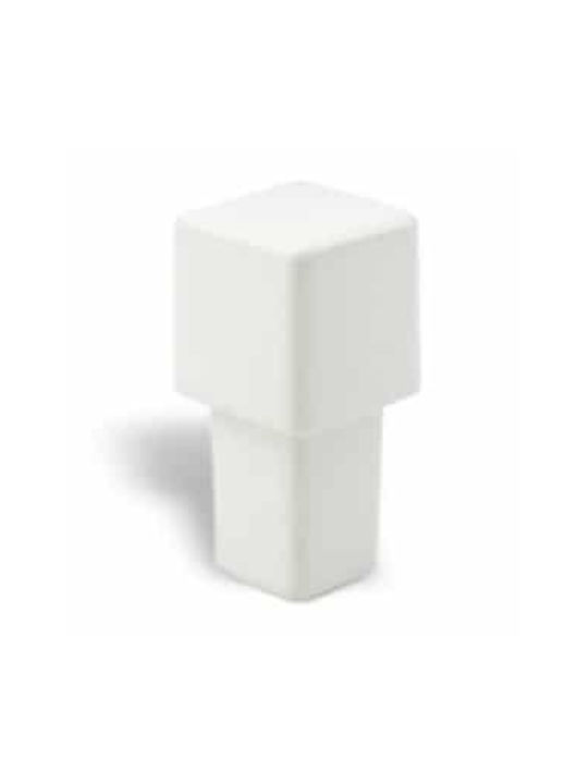 Furniture Knob Estamp 8090 White Diameter 12mm