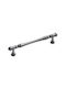 Möbelgriff Giusti Art.765 Alte Silber Farbe 233-765wmn96e8 96 mm