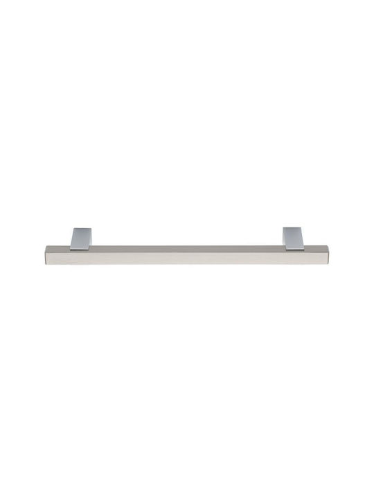 Möbelgriff Zogometal 52 Nickel Matt Chrom 128 Mm