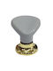 Italienischer Möbelknopf Acm 11424-000-ino1 Gold-Grau Durchmesser 30