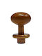Italian Furniture Knob Eureka 11699-000-acc1 Copper Matte Brown Ø16