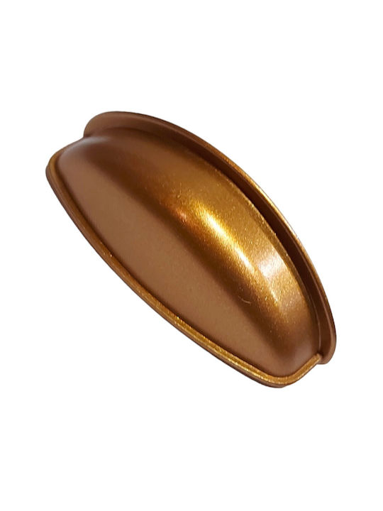Mâner Italian Pentru Mobilă Eureka 11725-064-brz1 Din Cupru Dimensiune 6,4cm Mâner Italian Pentru Mobilă Eureka 11725-064-brz1 Din Cupru Dimensiune 6,4cm