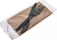 Tischsets & Servietten Schwarze Heavy Eco Kraft Serviette 100 Stück