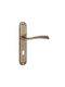 Door Handle Plate Finetto Art.030017 121x51mm K-90mm Antike Right Front Door 243-030fa017ab-Right Front Door