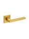 Door Handle Rosette Finetto Art.842056 121 5x50mm Matte Gold Pair for French Door 243-842a056oro-Pair for French Door