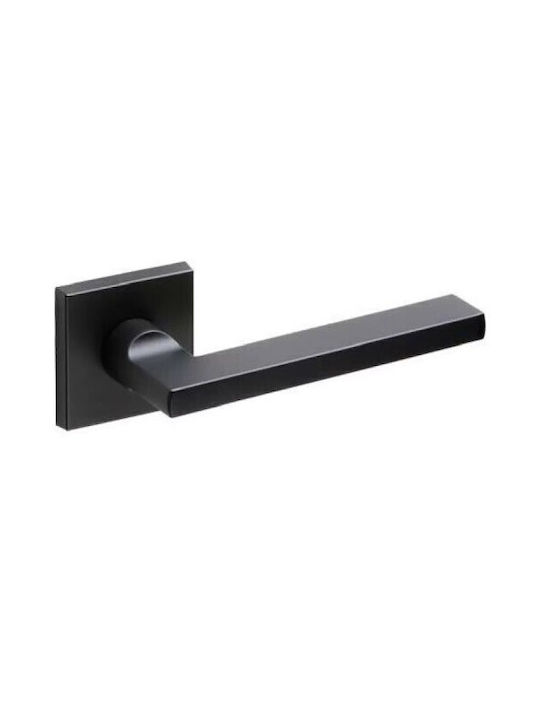 Door Handle Rosette Finetto Art.842056 121 5x50mm Black Matte Left Front Door 243-842a056bla-Left Front Door