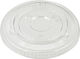 Flat Closed Lid Plastic Cups Ecopet 100pcs