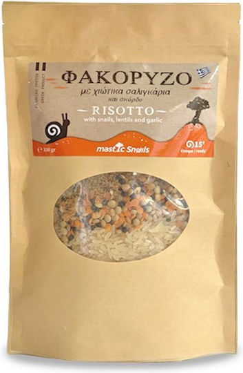 Mastic Snails Linte Orez Chiotic Melci și Usturoi 330g